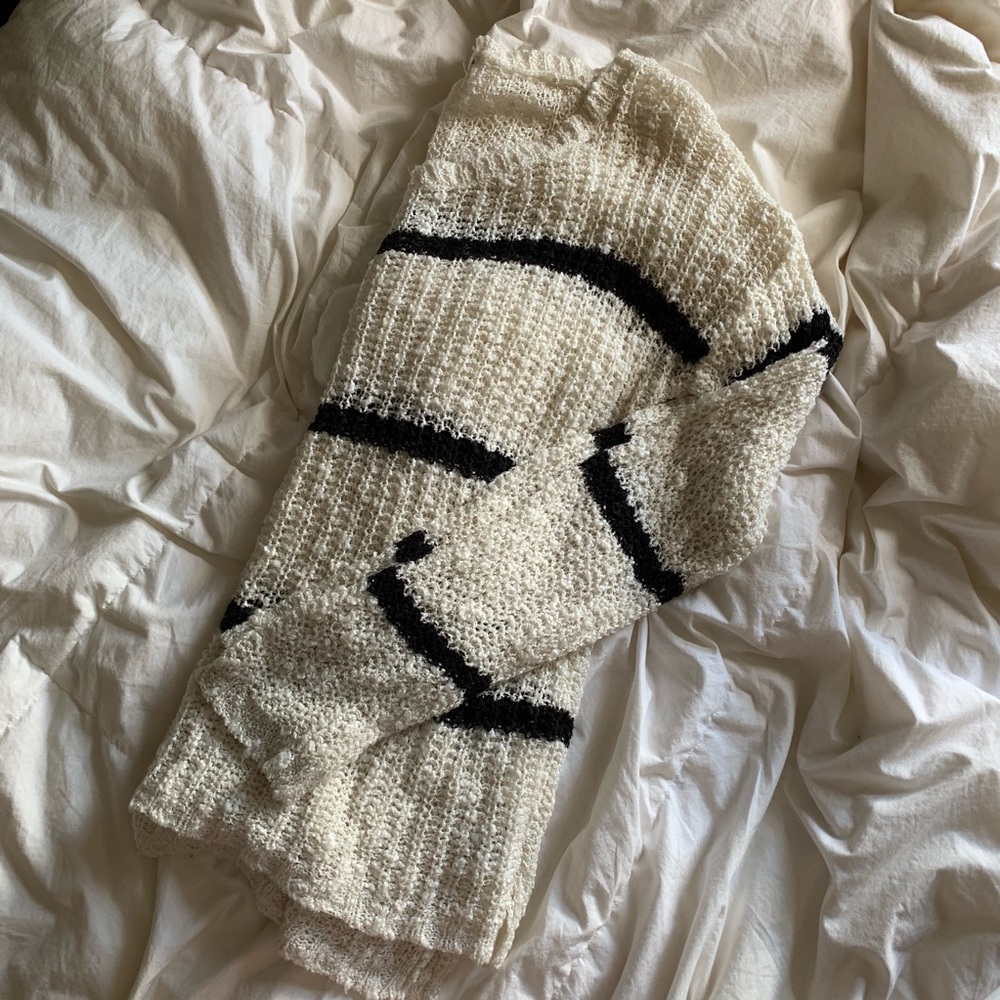 Garage Cream Knit Sweater